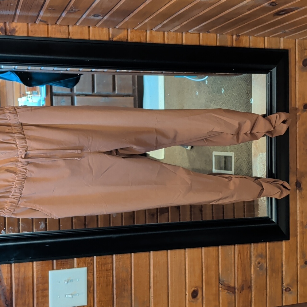 Prana Railay Jumpsuit Gathered Waist Ruched Bottom Leg Small NWoT - Picture 4 of 7